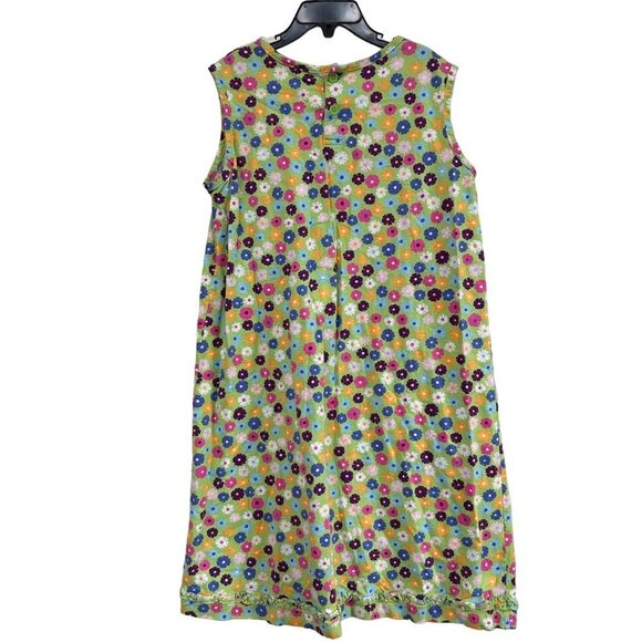Hanna Anderson Girls Dress 12 Floral Sleeveless Cotton Prairie Gypsy Cottagecore - Picture 4 of 12